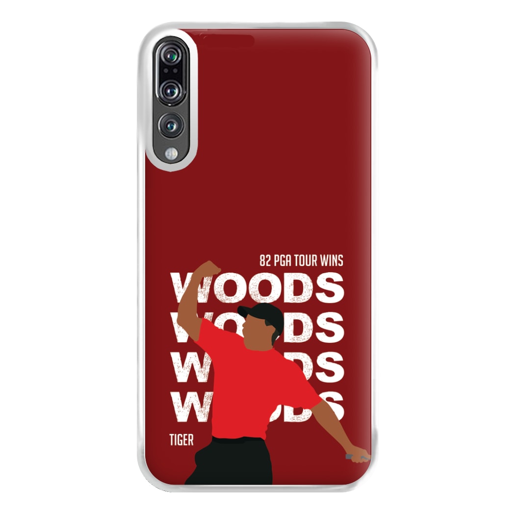 Woods Dark Red Phone Case for Huawei P20 Pro