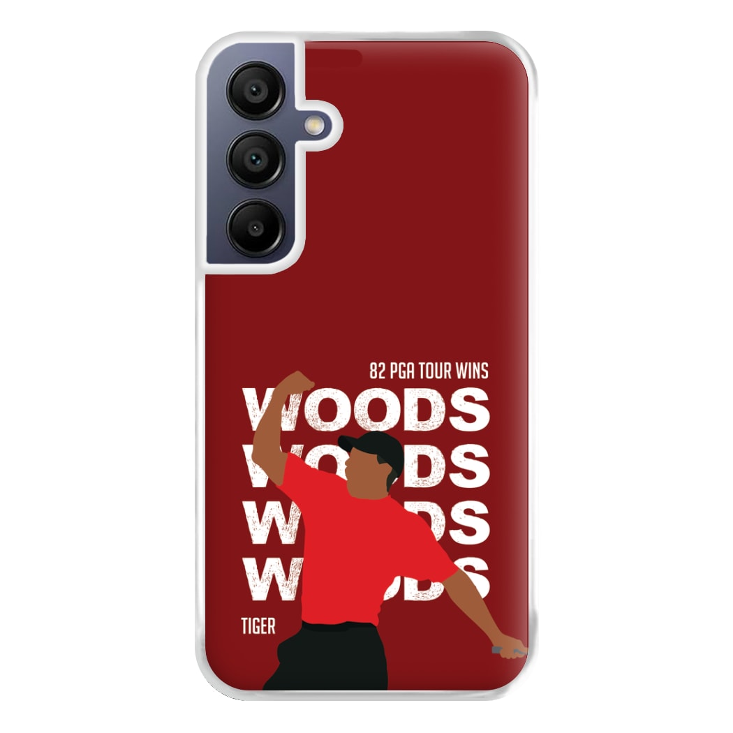 Woods Dark Red Phone Case for Galaxy A16