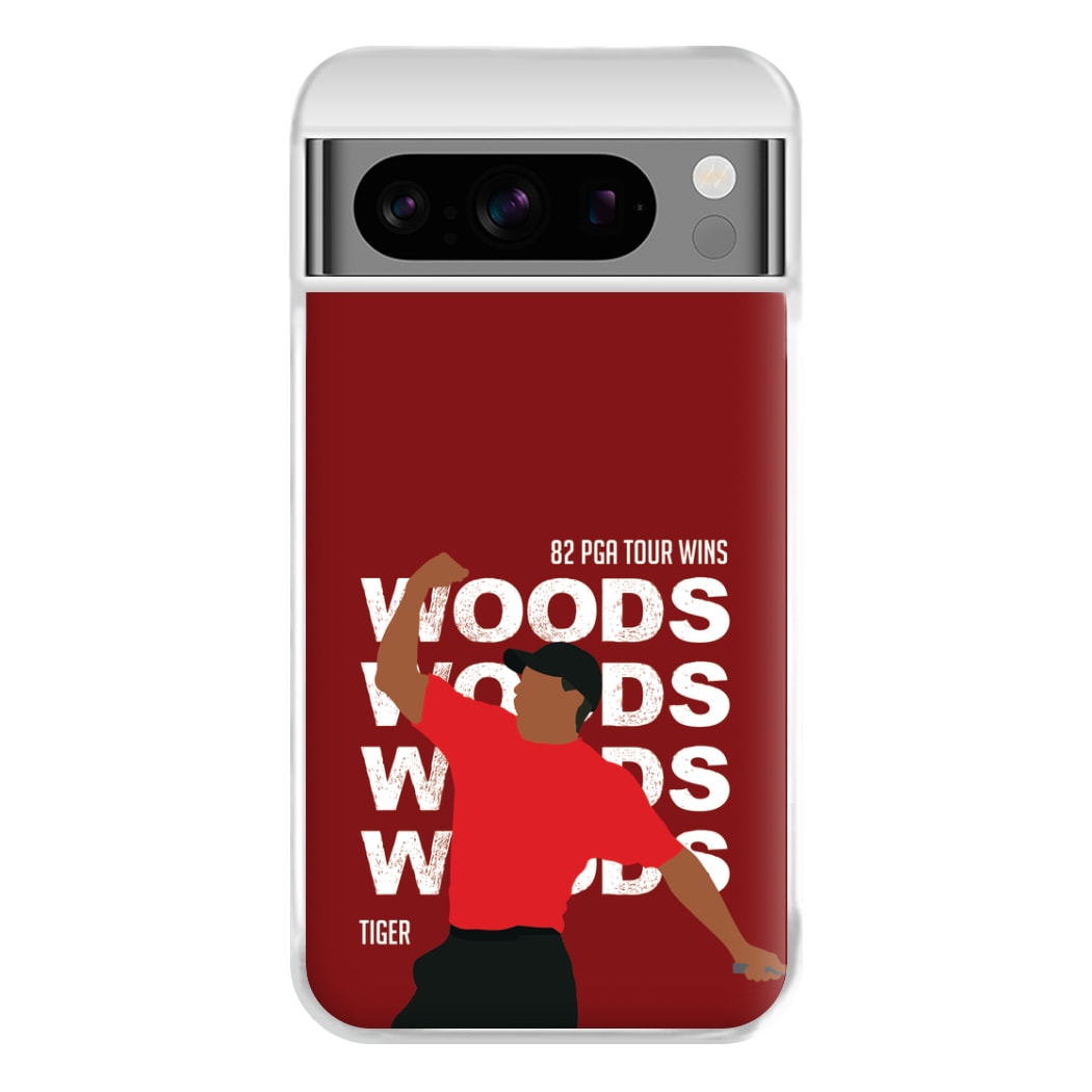 Woods Dark Red Phone Case for Google Pixel 8 Pro