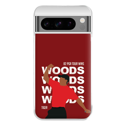 Woods Dark Red Phone Case for Google Pixel 8 Pro