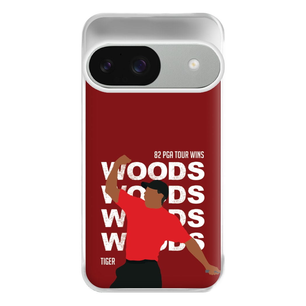 Woods Dark Red Phone Case for Google Pixel 9 / 9 Pro