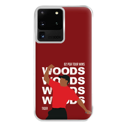 Woods Dark Red Phone Case for Galaxy S20 Ultra