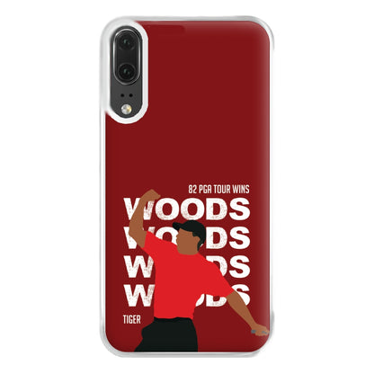 Woods Dark Red Phone Case for Huawei P20