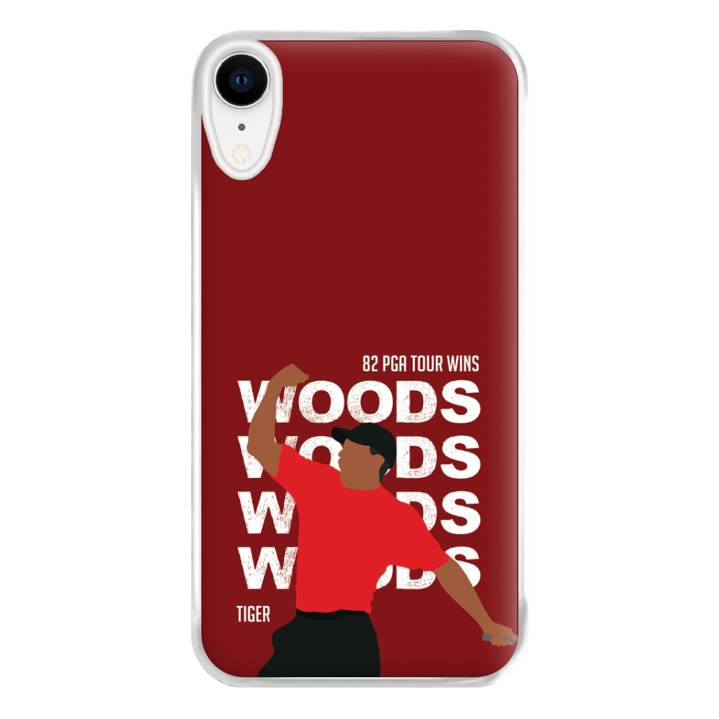 Woods Dark Red Phone Case for iPhone XR