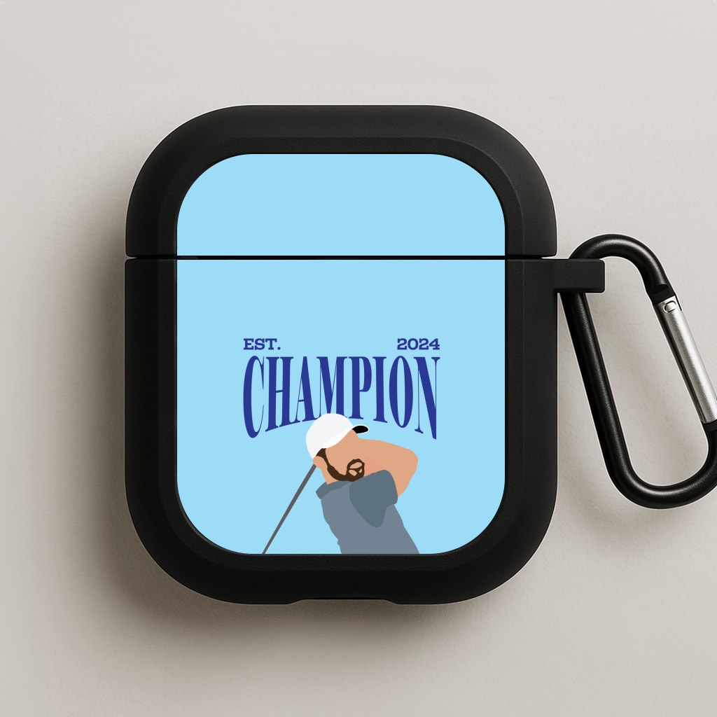 Schauffele Champion 2024 AirPods Case