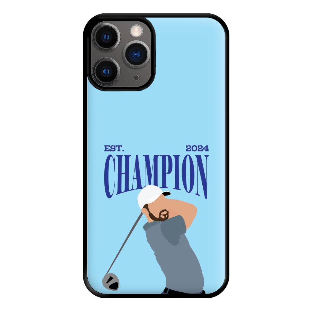 Schauffele Champion 2024 Phone Case for iPhone 12 Pro Max