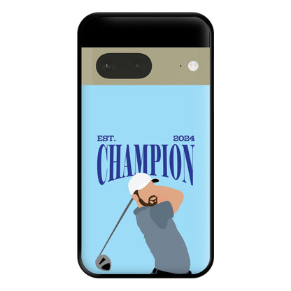 Schauffele Champion 2024 Phone Case for Google Pixel 7a