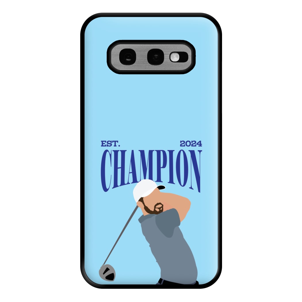 Schauffele Champion 2024 Phone Case for Galaxy S10e