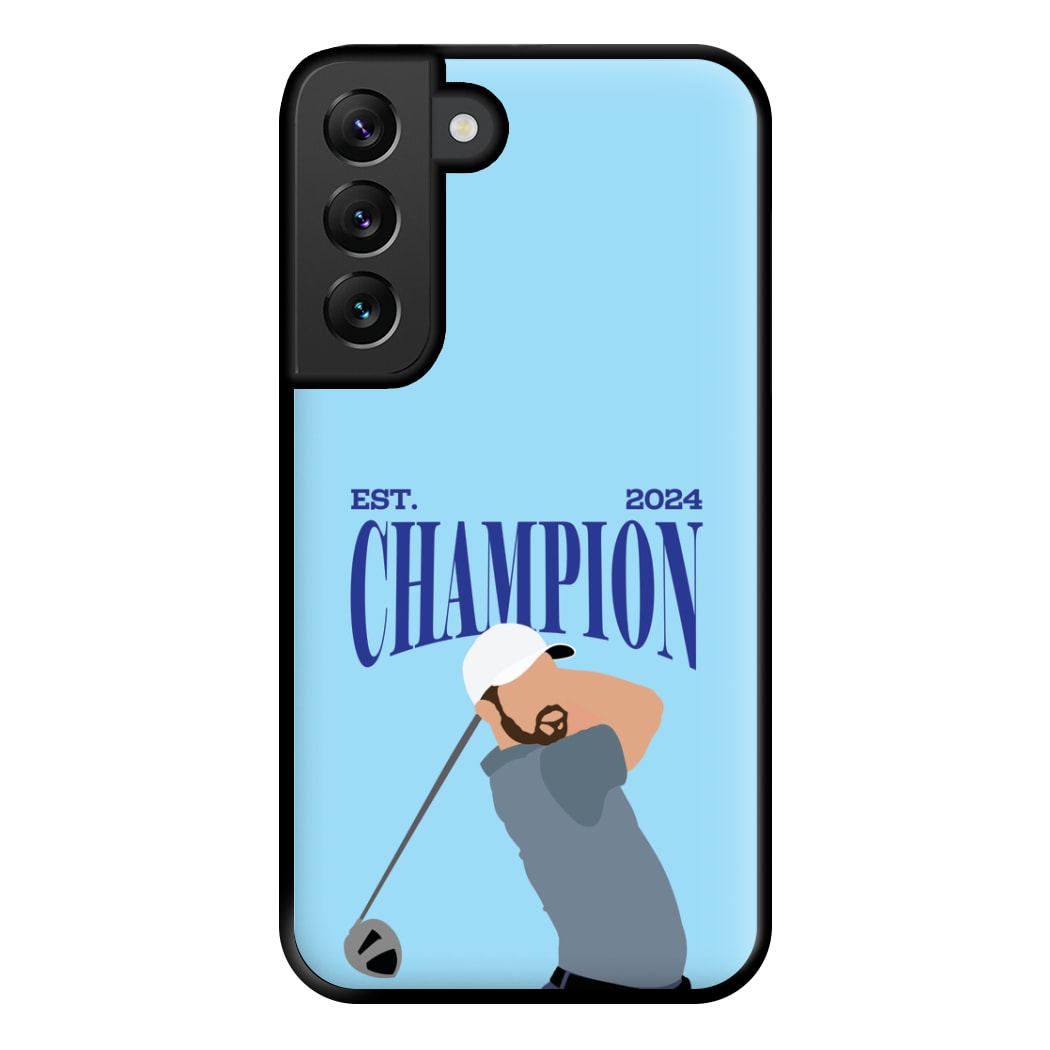 Schauffele Champion 2024 Phone Case for Galaxy S22 Plus