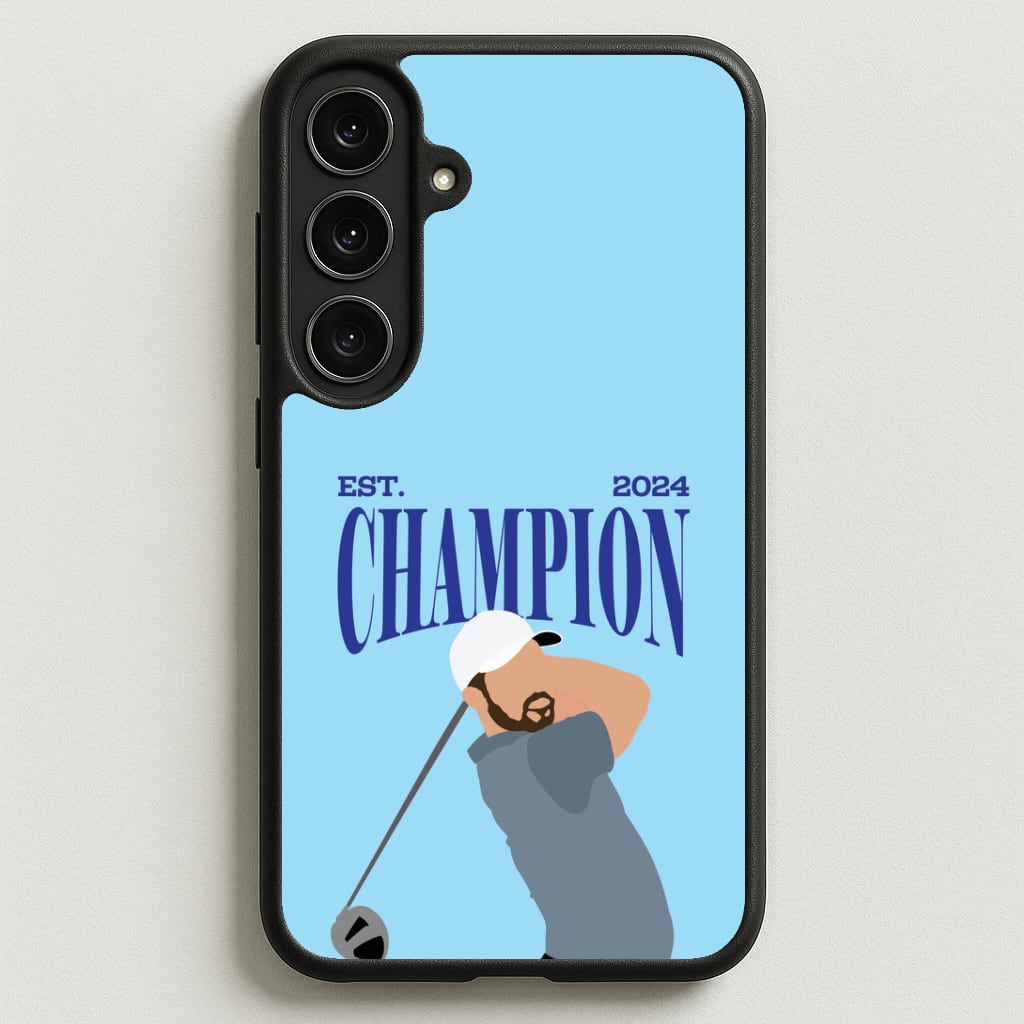 Schauffele Champion 2024 Phone Case for Galaxy S25FE