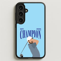 Schauffele Champion 2024 Phone Case for Galaxy S25FE