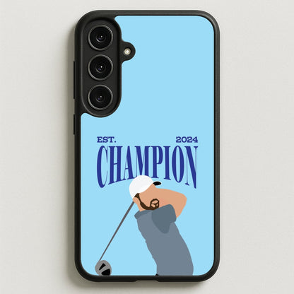 Schauffele Champion 2024 Phone Case for Galaxy S25FE