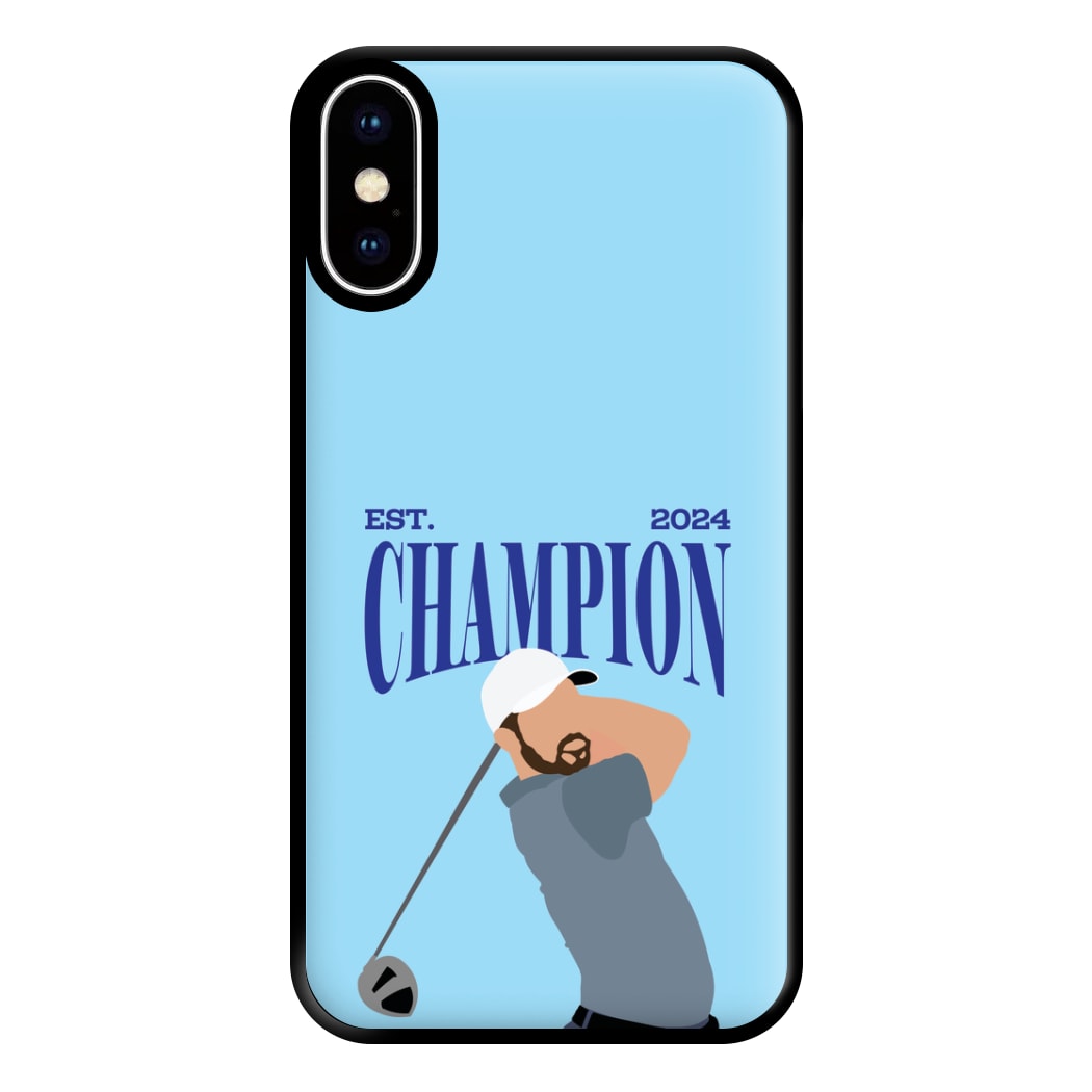 Schauffele Champion 2024 Phone Case for iPhone XS Max