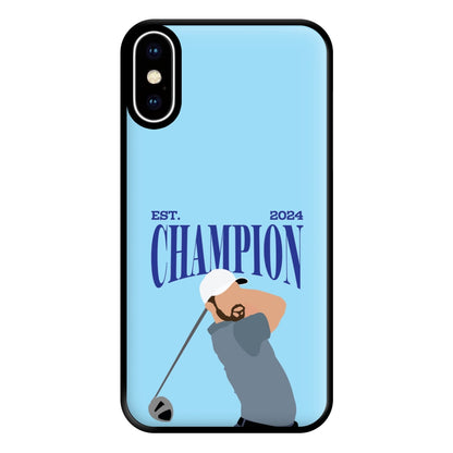 Schauffele Champion 2024 Phone Case for iPhone XS Max