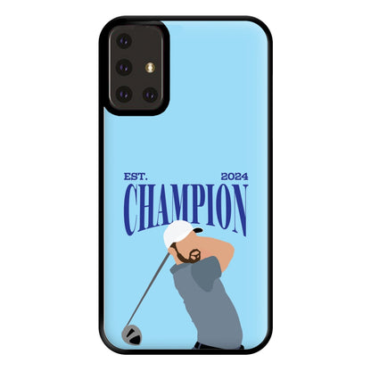 Schauffele Champion 2024 Phone Case for Galaxy A71