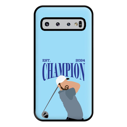 Schauffele Champion 2024 Phone Case for Galaxy S10 Plus