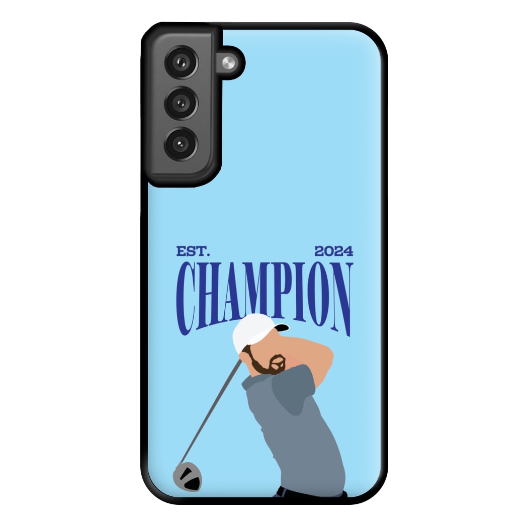 Schauffele Champion 2024 Phone Case for Galaxy S21FE