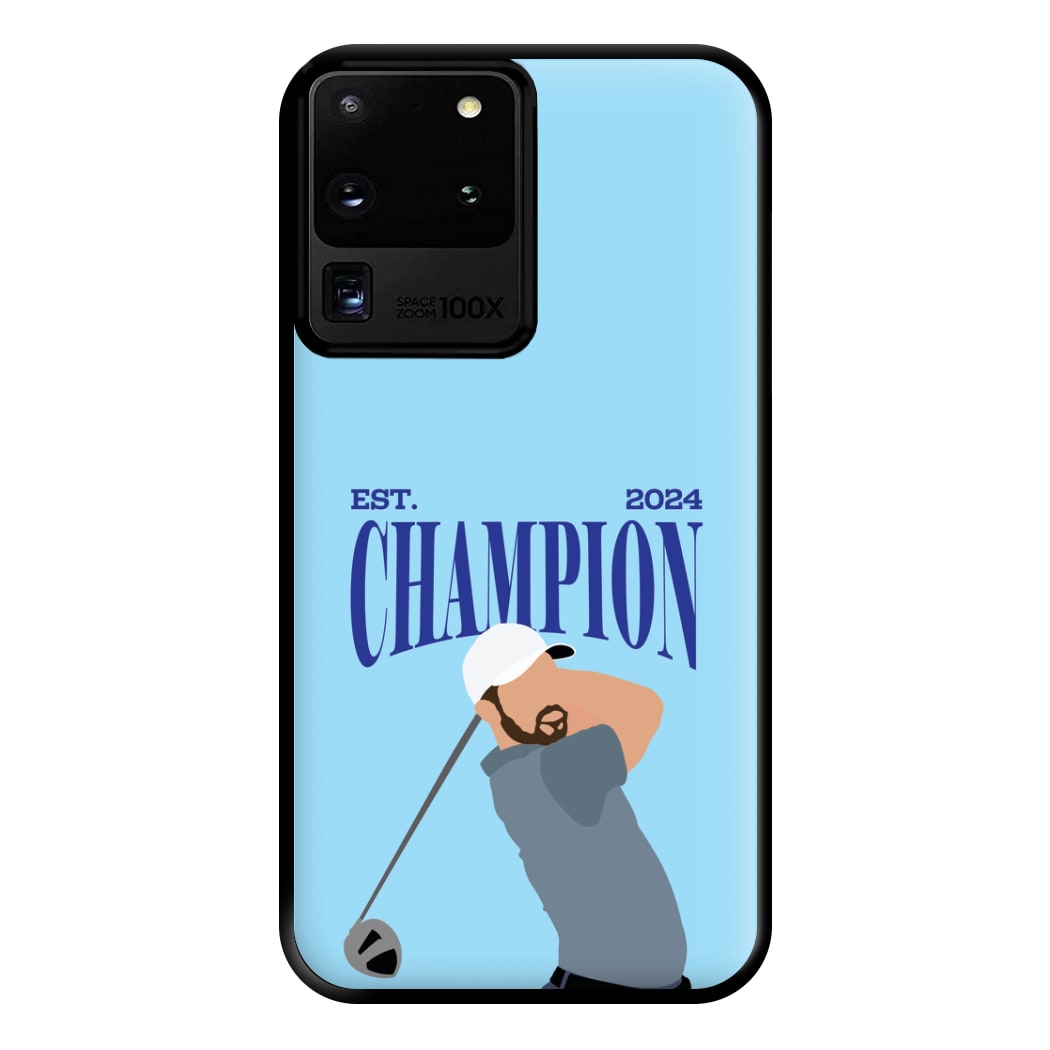 Schauffele Champion 2024 Phone Case for Galaxy S20 Ultra