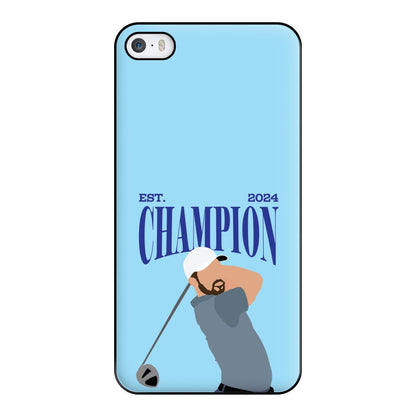 Schauffele Champion 2024 Phone Case for iPhone 5 / 5s / SE 2016