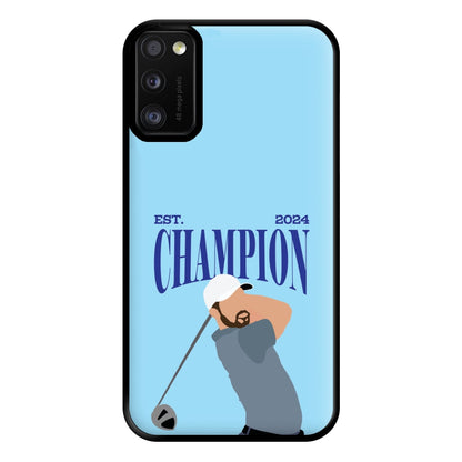 Schauffele Champion 2024 Phone Case for Galaxy A41