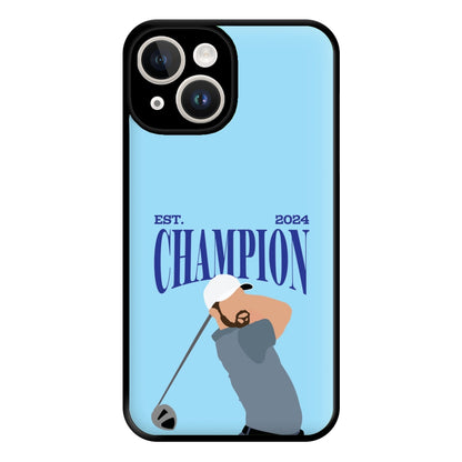 Schauffele Champion 2024 Phone Case for iPhone 14