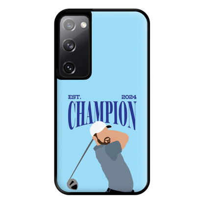 Schauffele Champion 2024 Phone Case for Galaxy S20