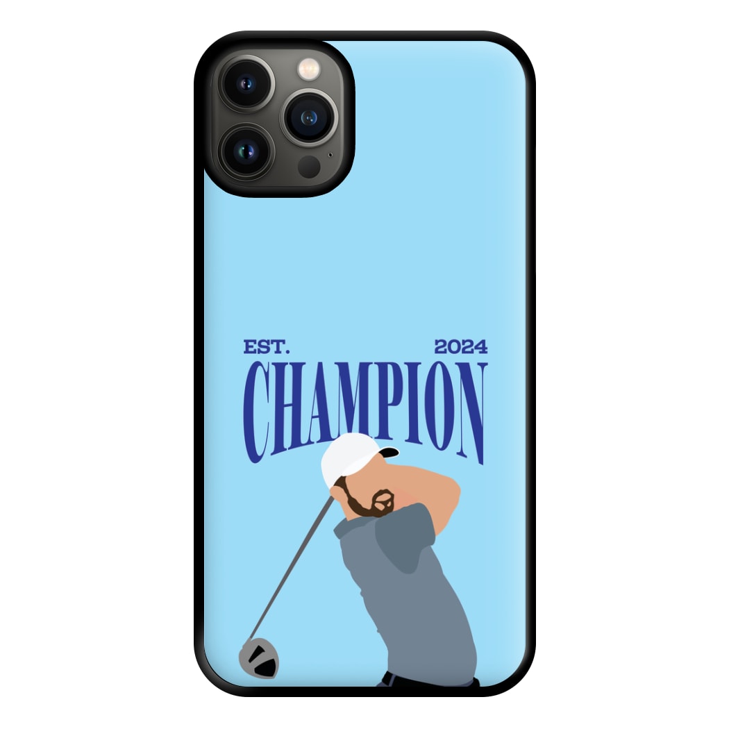 Schauffele Champion 2024 Phone Case for iPhone 13