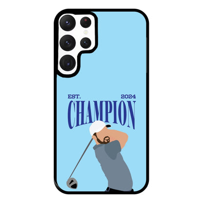 Schauffele Champion 2024 Phone Case for Galaxy S22 Ultra