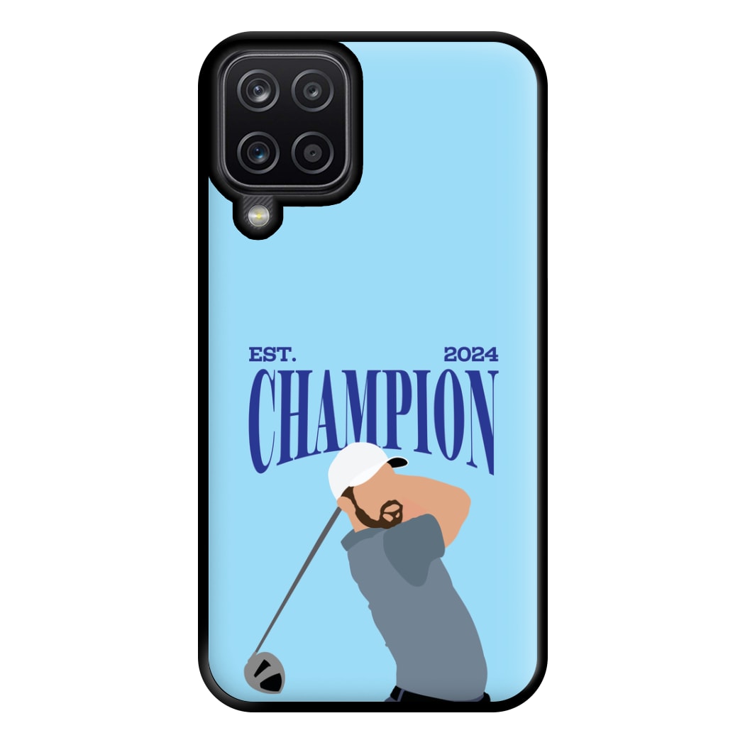 Schauffele Champion 2024 Phone Case for Galaxy A12