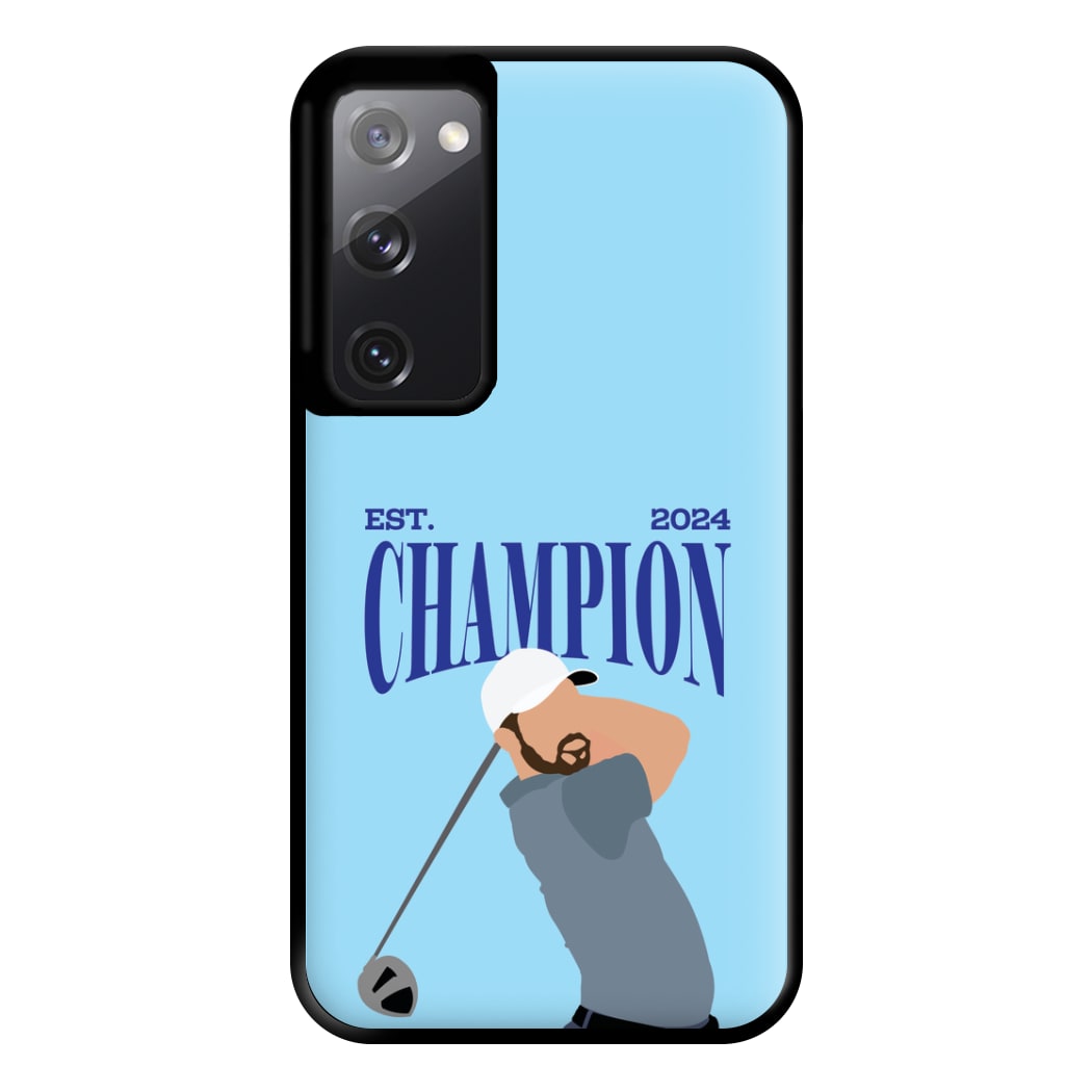 Schauffele Champion 2024 Phone Case for Galaxy S20FE