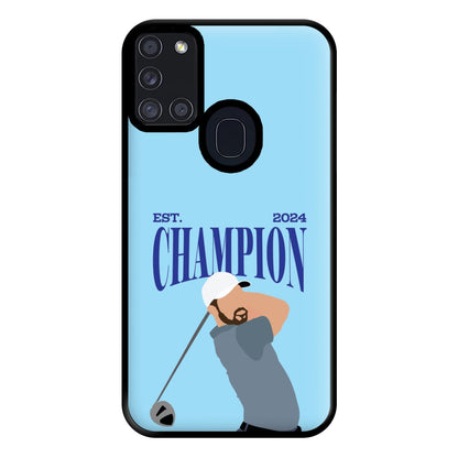 Schauffele Champion 2024 Phone Case for Galaxy A21s