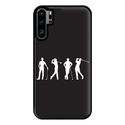 Golf Silhouettes Phone Case for Huawei P30 Pro