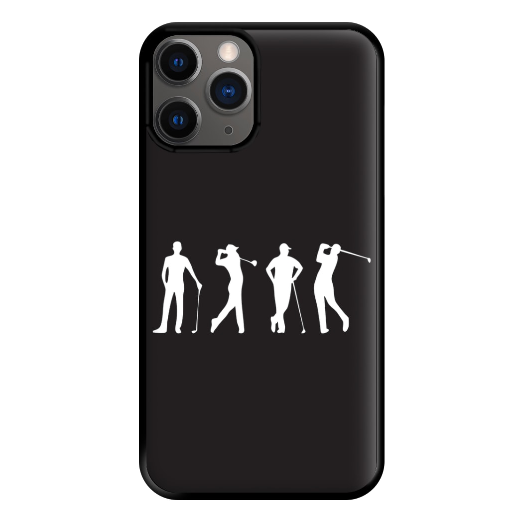 Golf Silhouettes Phone Case for iPhone 12 Pro Max