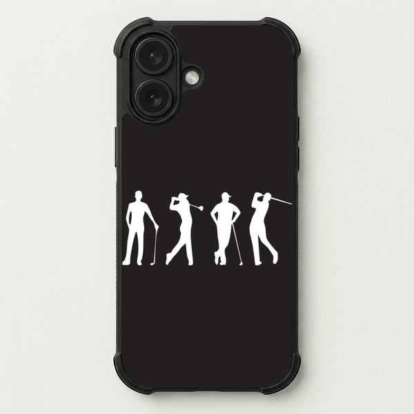 Golf Silhouettes Phone Case — Bumper case