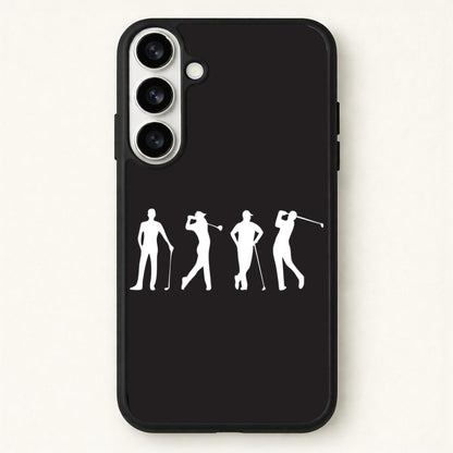 Golf Silhouettes Phone Case for Galaxy S26 Plus