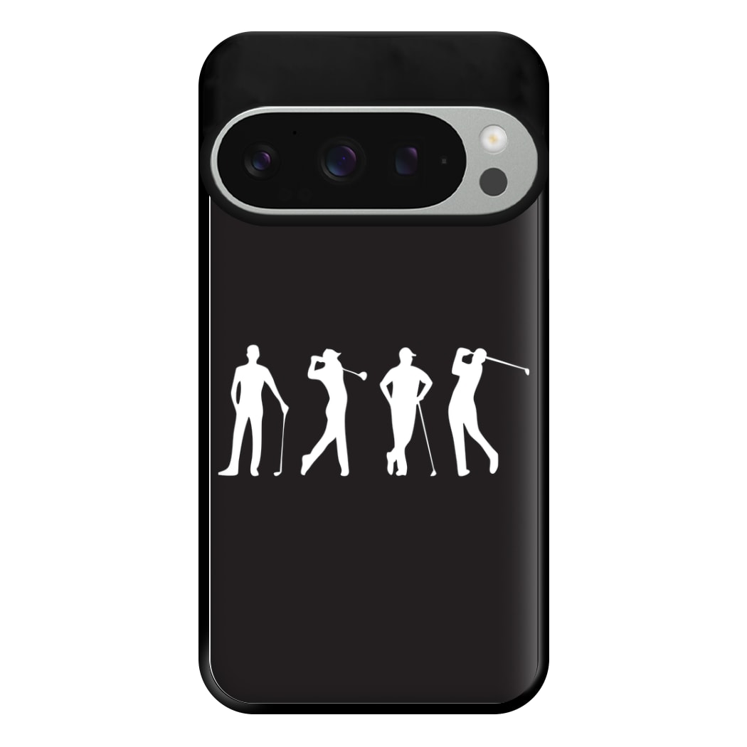 Golf Silhouettes Phone Case for Google Pixel 9 Pro XL