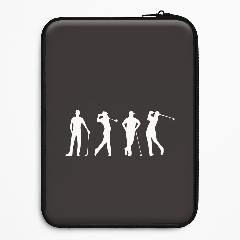 Golf Silhouettes Laptop Sleeve