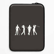 Golf Silhouettes Laptop Sleeve 1