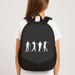 Golf Silhouettes Large School Bag