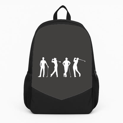 Golf Silhouettes Large Backpack