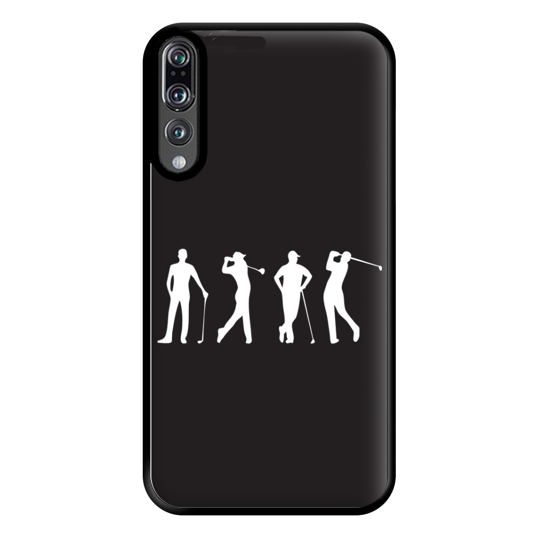 Golf Silhouettes Phone Case for Huawei P20 Pro