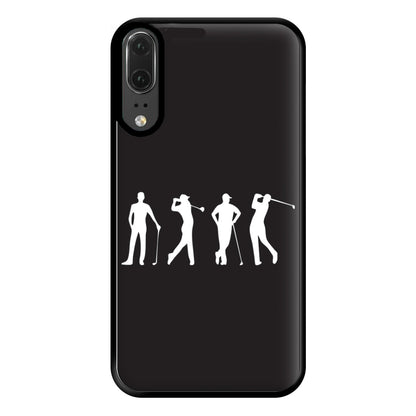 Golf Silhouettes Phone Case for Huawei P20