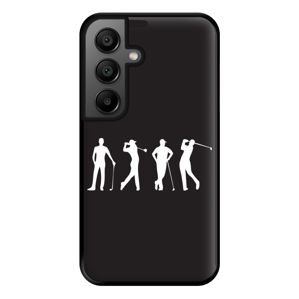 Golf Silhouettes Phone Case for Google Pixel 8