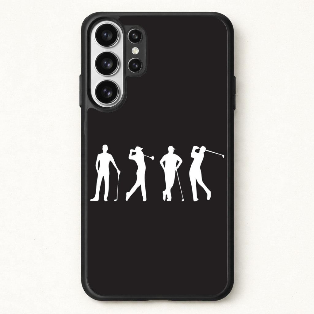 Golf Silhouettes Phone Case for Galaxy S26 Ultra