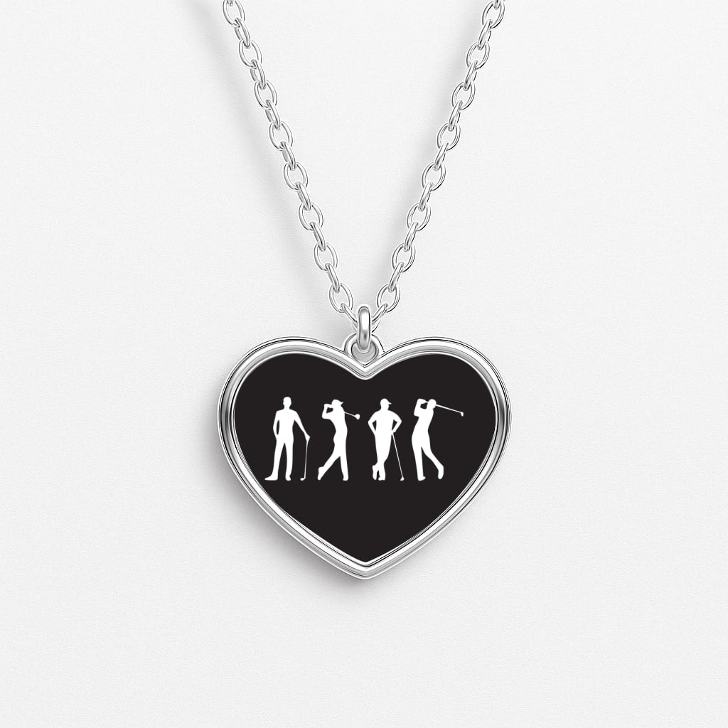 Golf Silhouettes Necklace