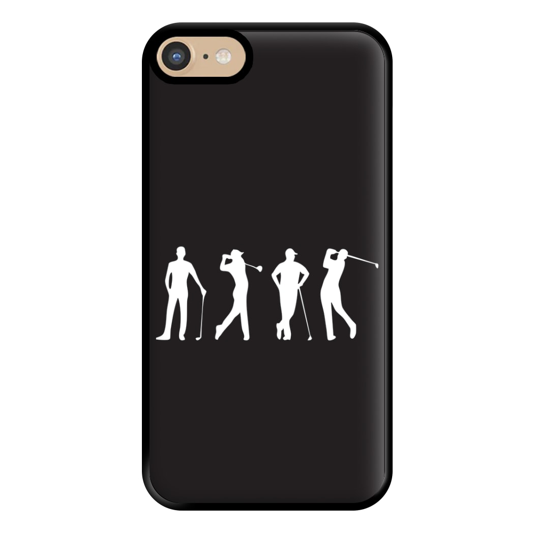 Golf Silhouettes Phone Case for iPhone 6 / 7 / 8 / SE