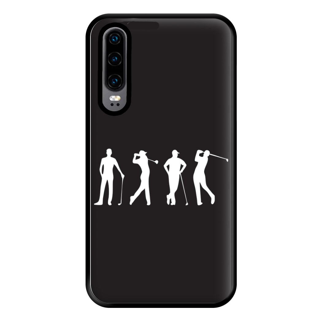 Golf Silhouettes Phone Case for Huawei P30