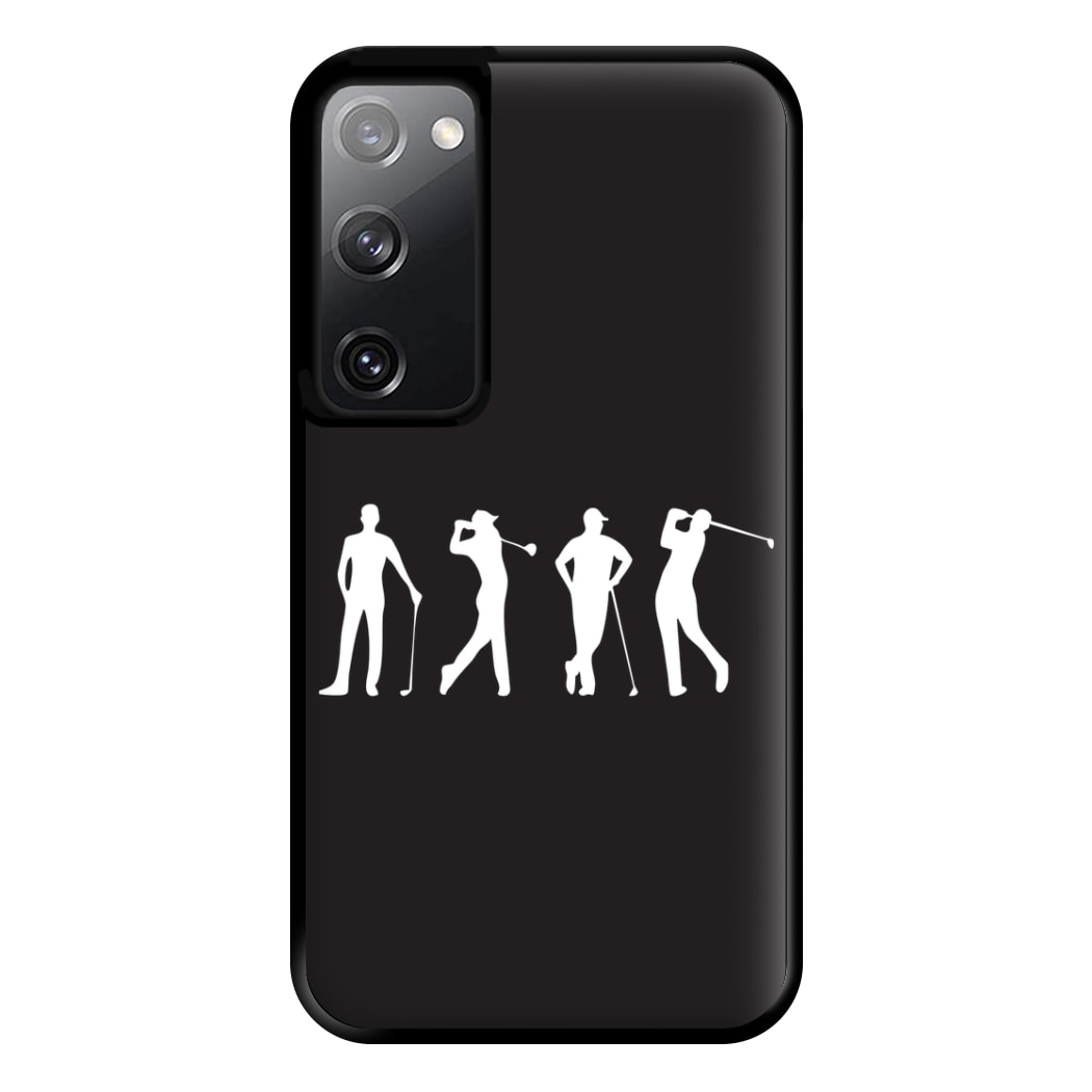 Golf Silhouettes Phone Case for Galaxy S20