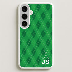 Personalised Golf Pattern Phone Case for Galaxy S25FE