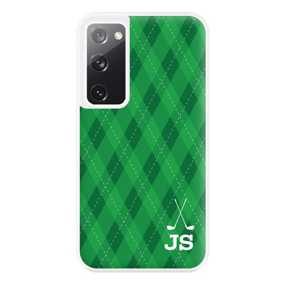 Personalised Golf Pattern Phone Case for Galaxy S20FE